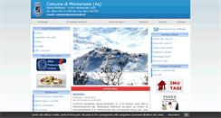 Desktop Screenshot of comune.montereale.it